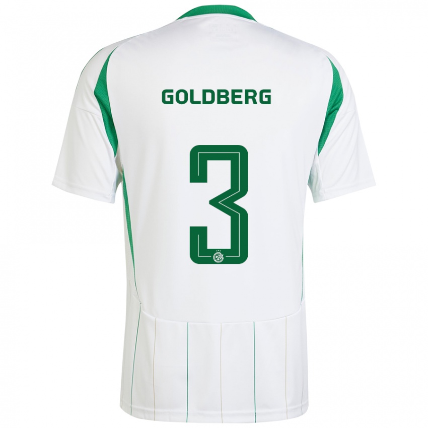 Homem Camisola Shon Goldberg #3 Verde Branco Alternativa 2024/25 Camisa Brasil