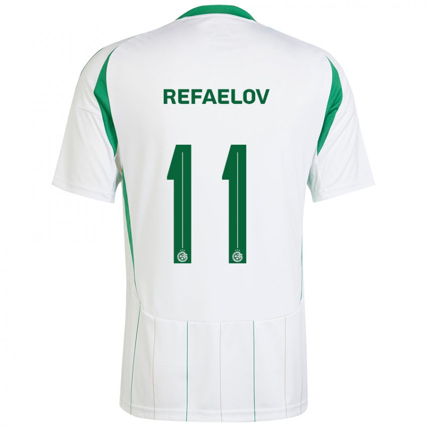 Homem Camisola Lior Refaelov #11 Verde Branco Alternativa 2024/25 Camisa Brasil