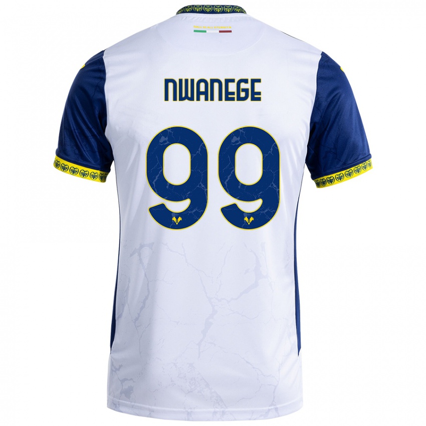 Homem Camisola Karlson Nwanege #99 Azul Branco Alternativa 2024/25 Camisa Brasil