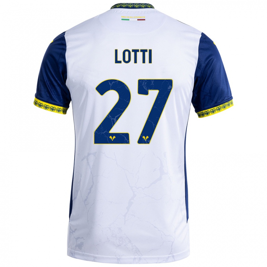 Homem Camisola Irene Lotti #27 Azul Branco Alternativa 2024/25 Camisa Brasil