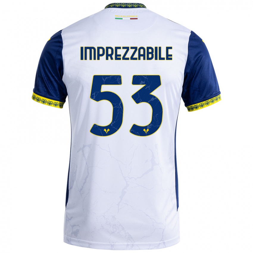 Homem Camisola Francesca Imprezzabile #53 Azul Branco Alternativa 2024/25 Camisa Brasil