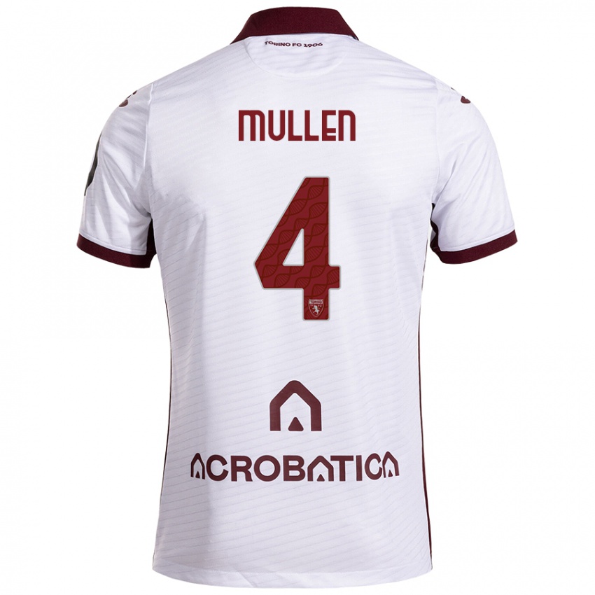 Homem Camisola Senan Mullen #4 Castanho Branco Alternativa 2024/25 Camisa Brasil