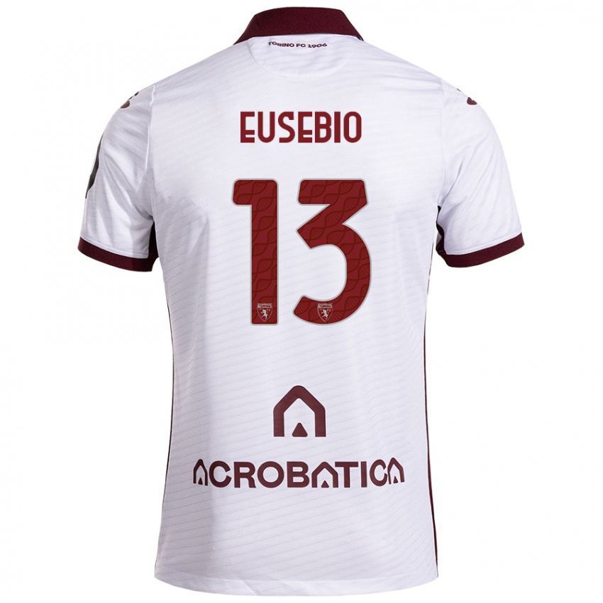 Homem Camisola Chiara Eusebio #13 Castanho Branco Alternativa 2024/25 Camisa Brasil