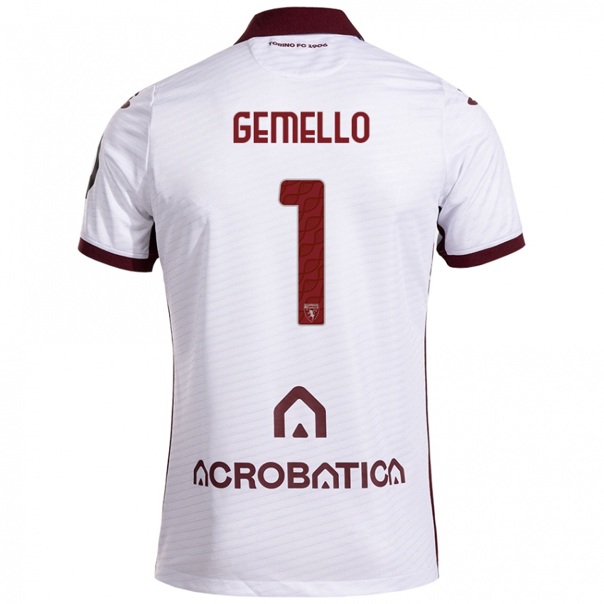 Homem Camisola Luca Gemello #1 Castanho Branco Alternativa 2024/25 Camisa Brasil