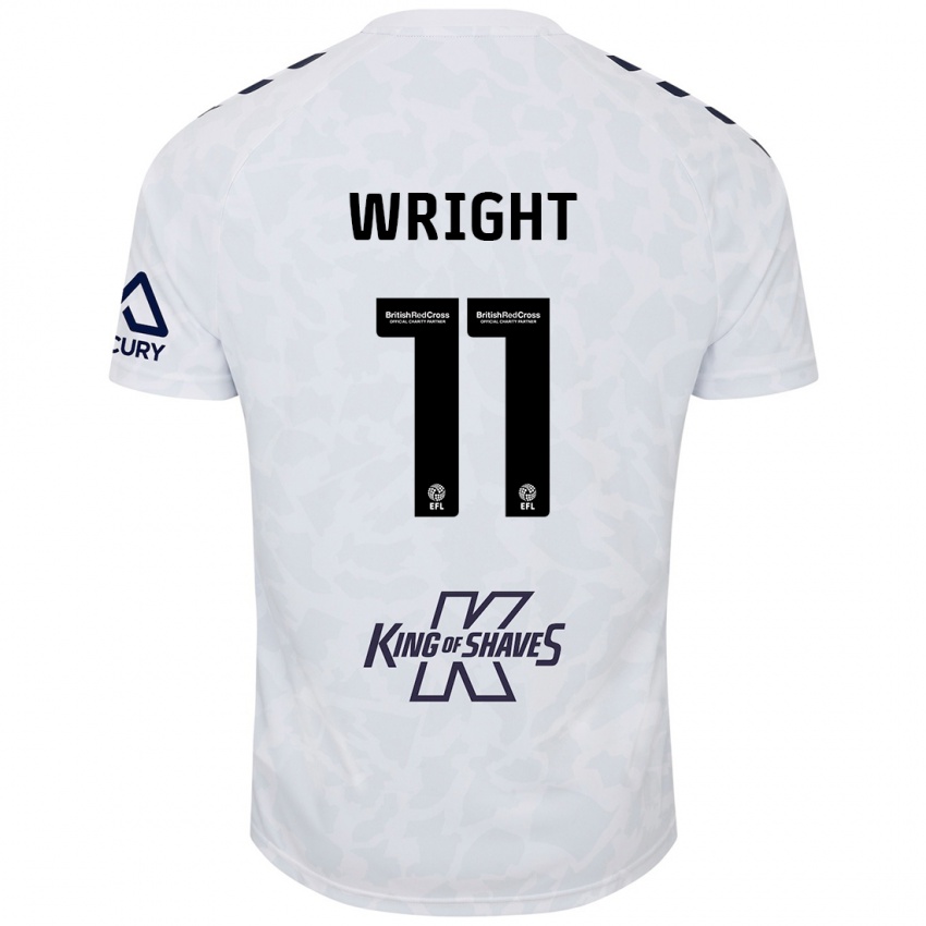 Homem Camisola Haji Wright #11 Branco Alternativa 2024/25 Camisa Brasil