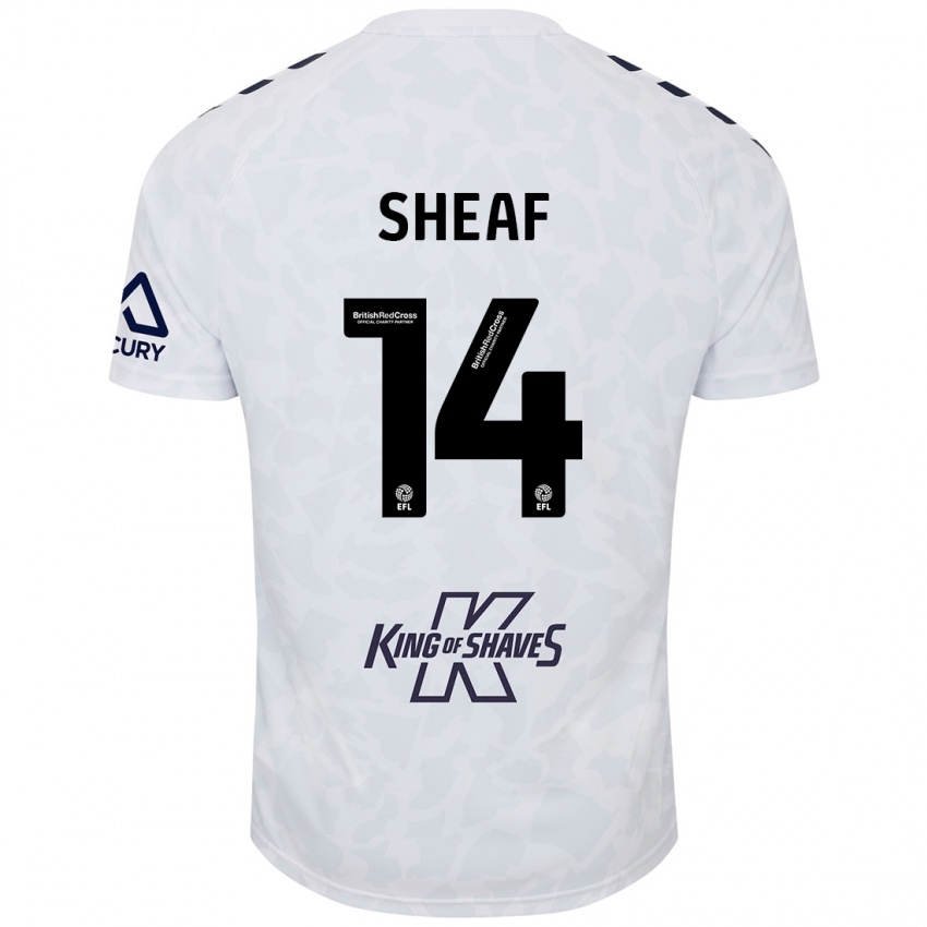 Homem Camisola Ben Sheaf #14 Branco Alternativa 2024/25 Camisa Brasil