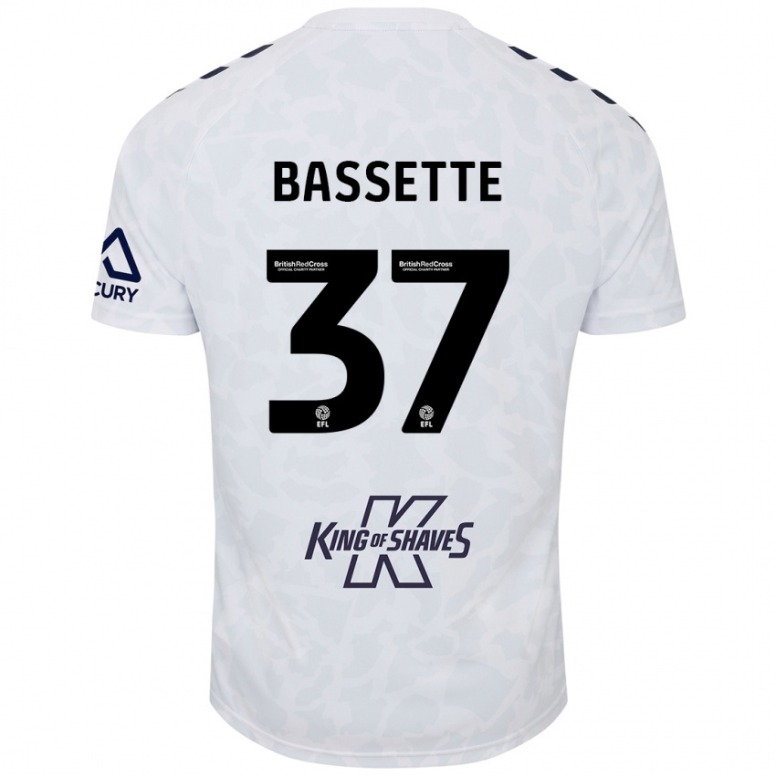 Homem Camisola Norman Bassette #37 Branco Alternativa 2024/25 Camisa Brasil