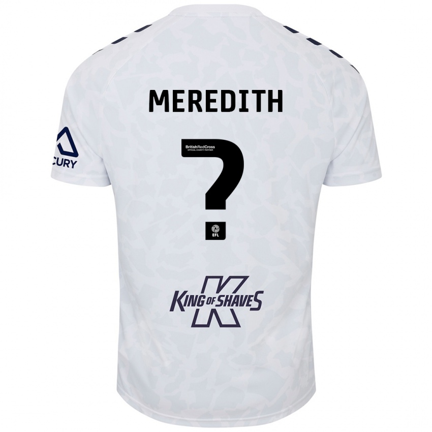 Homem Camisola Eliot Meredith #0 Branco Alternativa 2024/25 Camisa Brasil