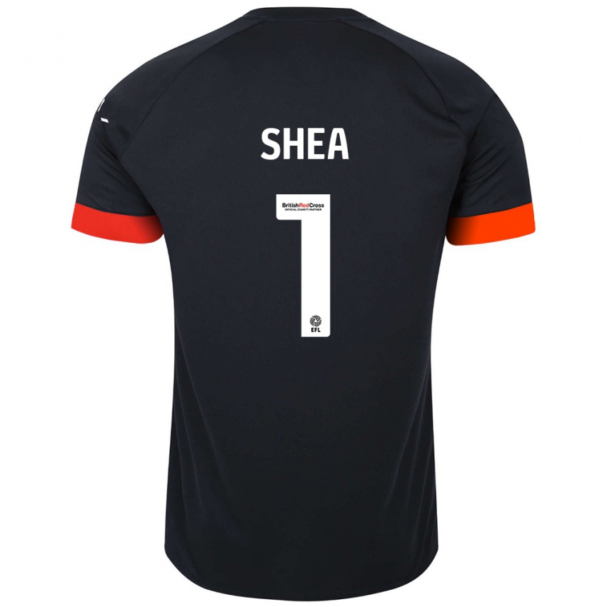 Homem Camisola James Shea #1 Laranja Preto Alternativa 2024/25 Camisa Brasil