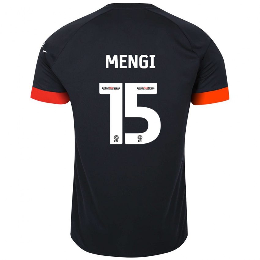 Homem Camisola Teden Mengi #15 Laranja Preto Alternativa 2024/25 Camisa Brasil