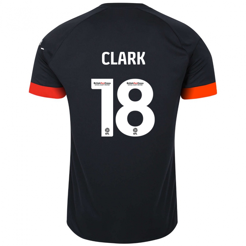 Homem Camisola Jordan Clark #18 Laranja Preto Alternativa 2024/25 Camisa Brasil