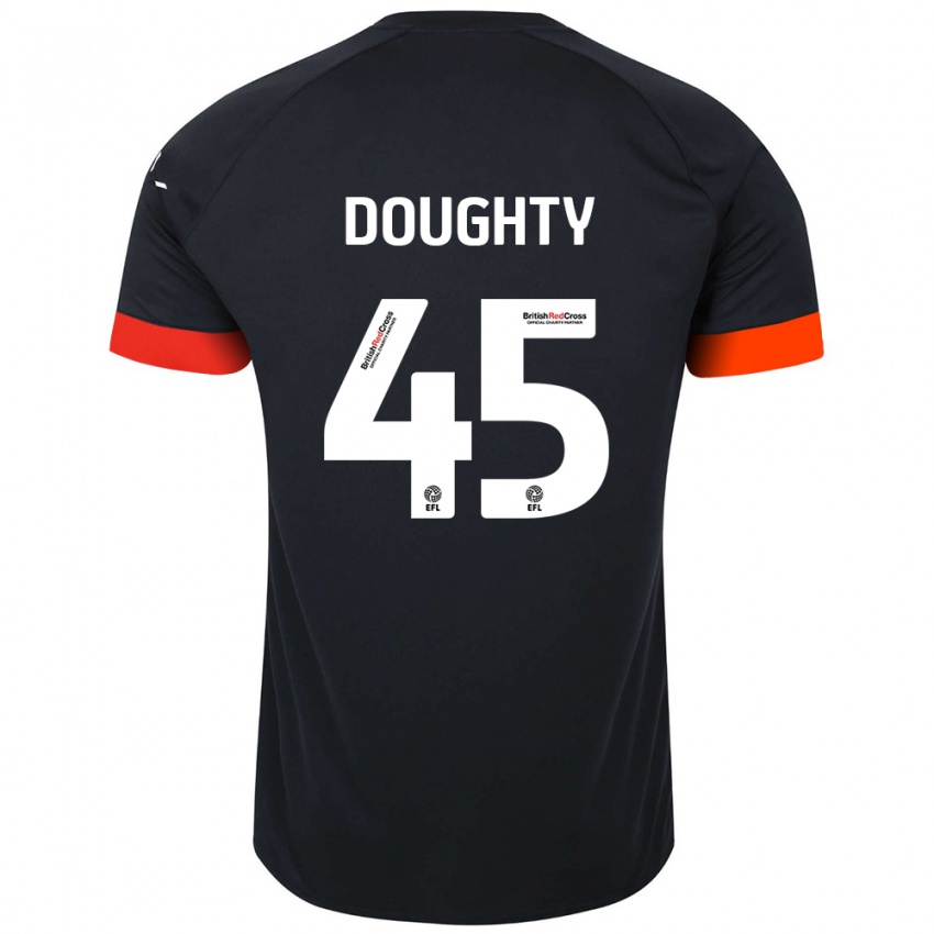 Homem Camisola Alfie Doughty #45 Laranja Preto Alternativa 2024/25 Camisa Brasil