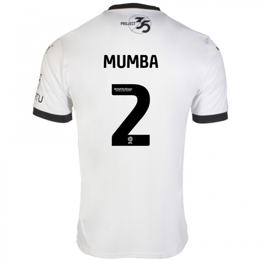 Homem Camisola Bali Mumba #2 Preto Branco Alternativa 2024/25 Camisa Brasil