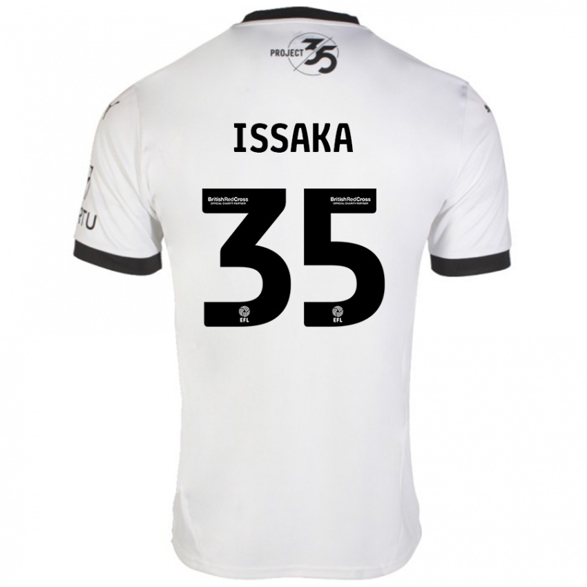 Homem Camisola Freddie Issaka #35 Preto Branco Alternativa 2024/25 Camisa Brasil