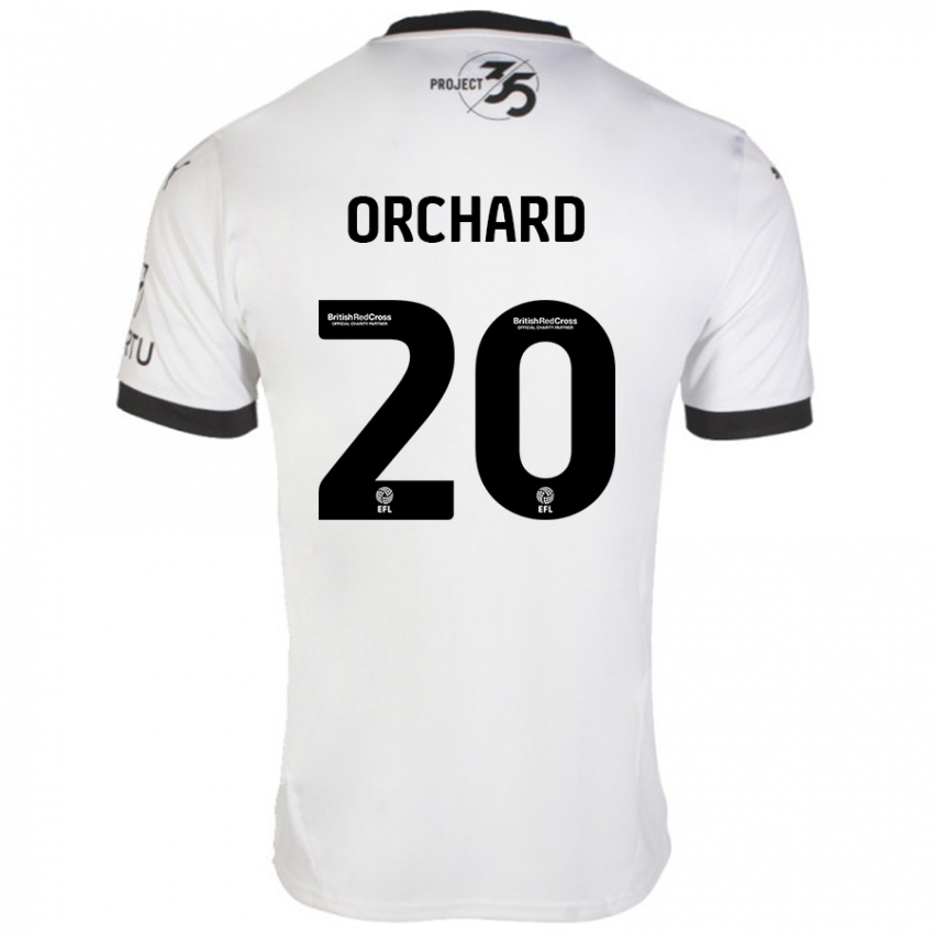 Homem Camisola Fern Orchard #20 Preto Branco Alternativa 2024/25 Camisa Brasil