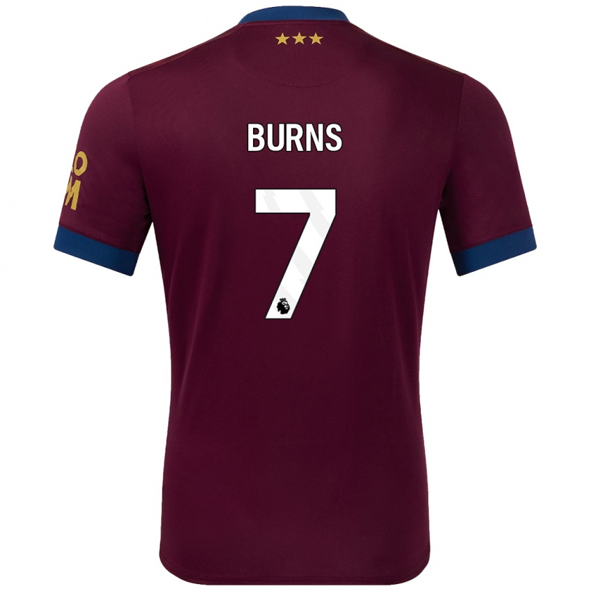 Homem Camisola Wes Burns #7 Castanho Alternativa 2024/25 Camisa Brasil