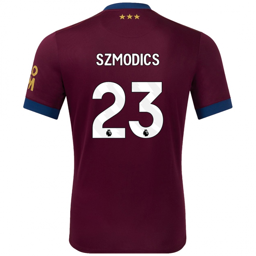 Homem Camisola Sammie Szmodics #23 Castanho Alternativa 2024/25 Camisa Brasil