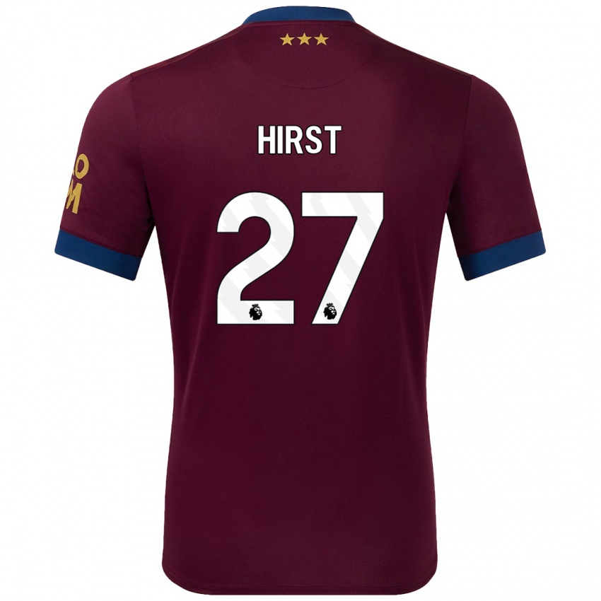 Homem Camisola George Hirst #27 Castanho Alternativa 2024/25 Camisa Brasil