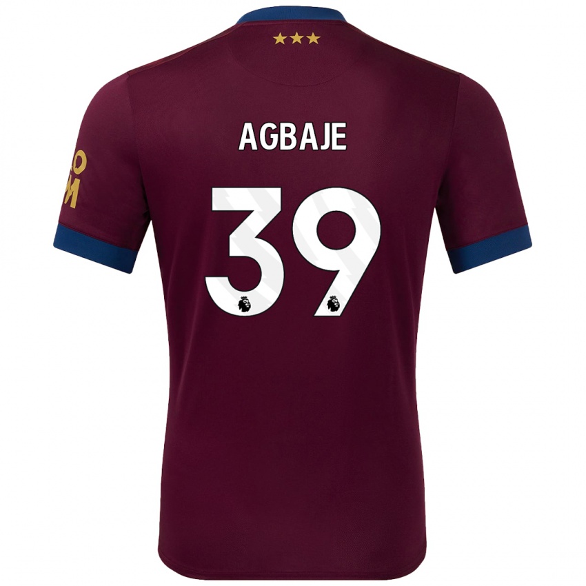 Homem Camisola Edwin Agbaje #39 Castanho Alternativa 2024/25 Camisa Brasil