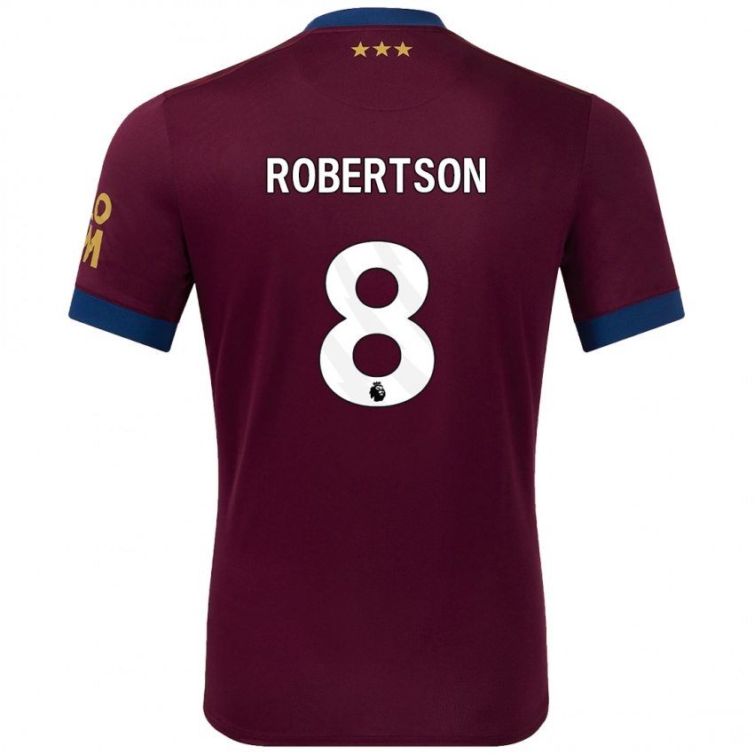 Homem Camisola Kyra Robertson #8 Castanho Alternativa 2024/25 Camisa Brasil