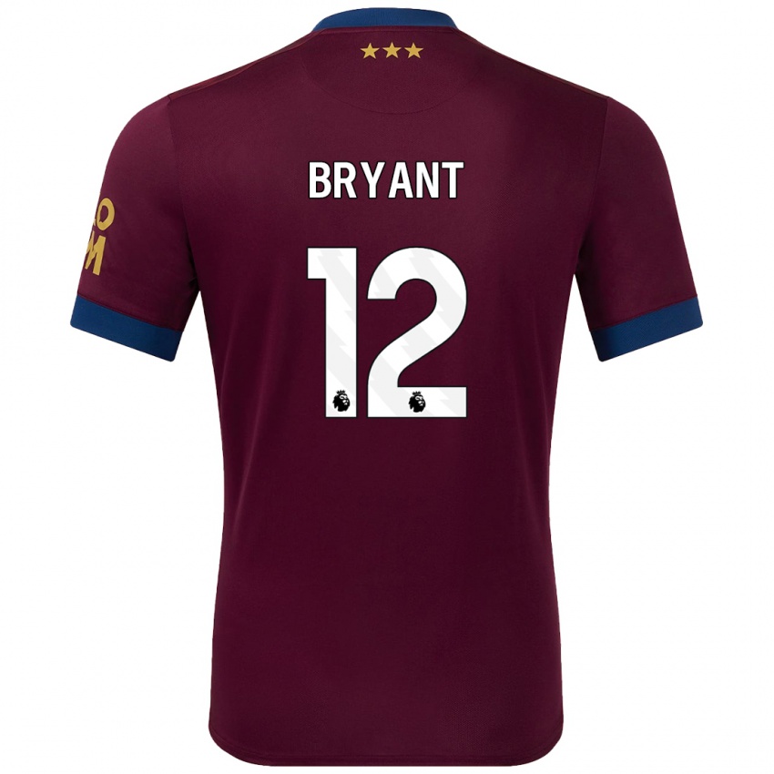 Homem Camisola Issy Bryant #12 Castanho Alternativa 2024/25 Camisa Brasil