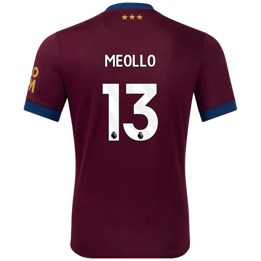 Homem Camisola Nina Meollo #13 Castanho Alternativa 2024/25 Camisa Brasil