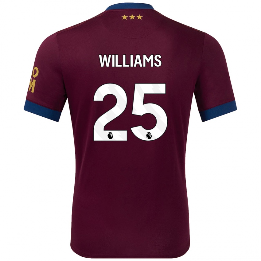 Homem Camisola Erin Williams #25 Castanho Alternativa 2024/25 Camisa Brasil