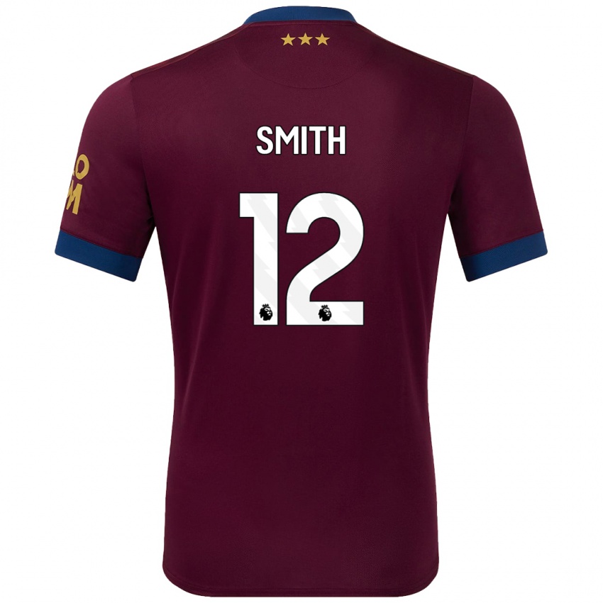 Homem Camisola Olivia Smith #12 Castanho Alternativa 2024/25 Camisa Brasil