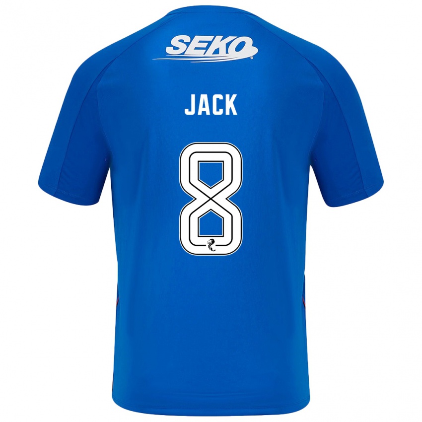 Mulher Camisola Ryan Jack #8 Azul Escuro Principal 2024/25 Camisa Brasil