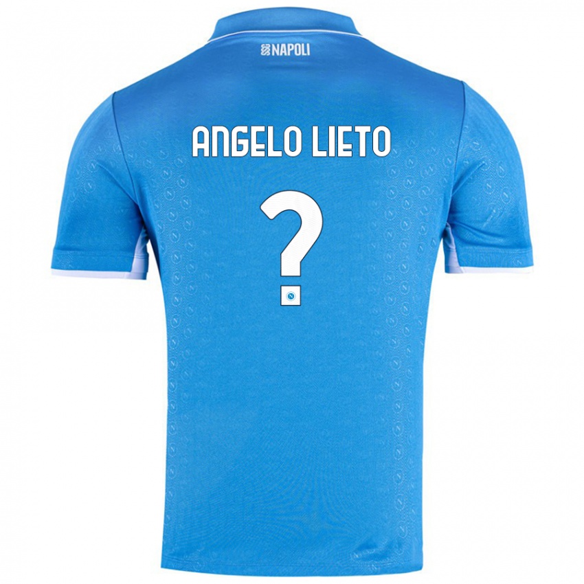 Mulher Camisola Angelo Lieto #0 Celeiro Azul Principal 2024/25 Camisa Brasil