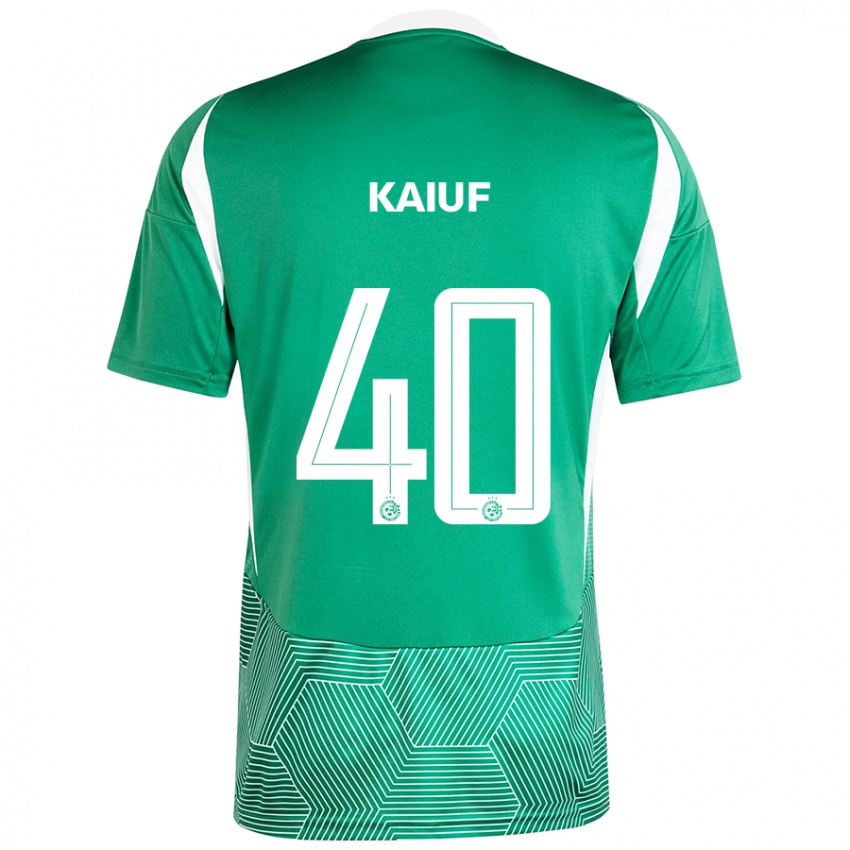 Mulher Camisola Sharif Kaiuf #40 Branco Verde Principal 2024/25 Camisa Brasil