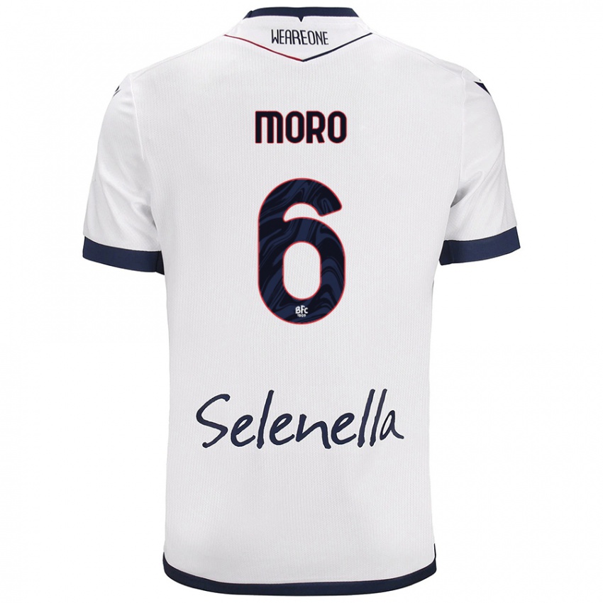 Mulher Camisola Nikola Moro #6 Azul Real Branco Alternativa 2024/25 Camisa Brasil