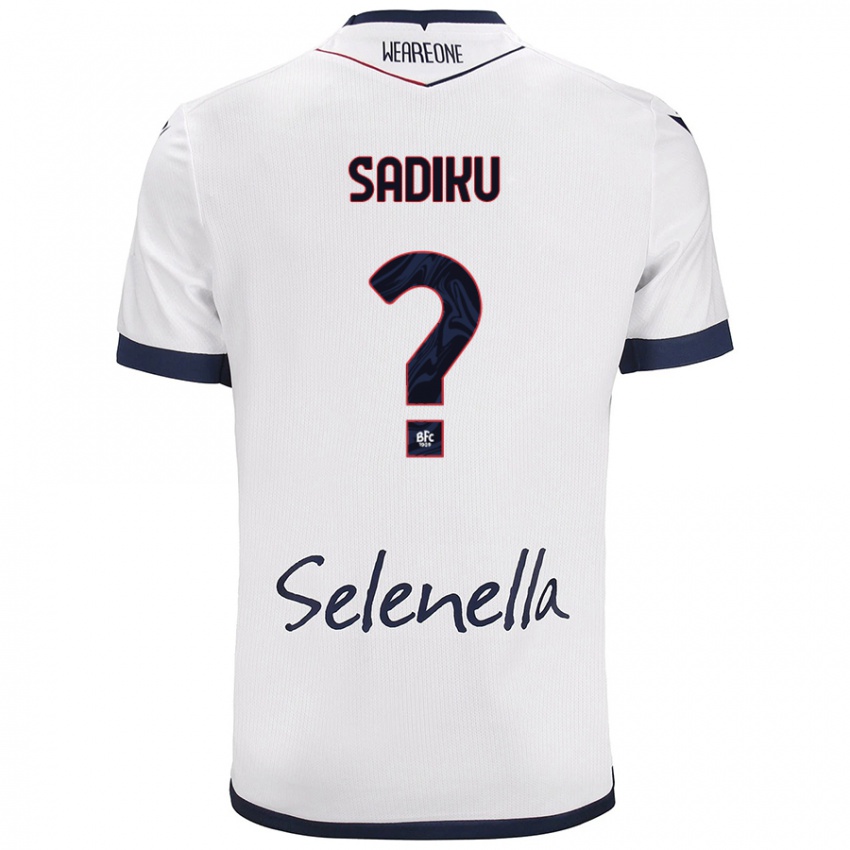 Mulher Camisola Bamir Sadiku #0 Azul Real Branco Alternativa 2024/25 Camisa Brasil