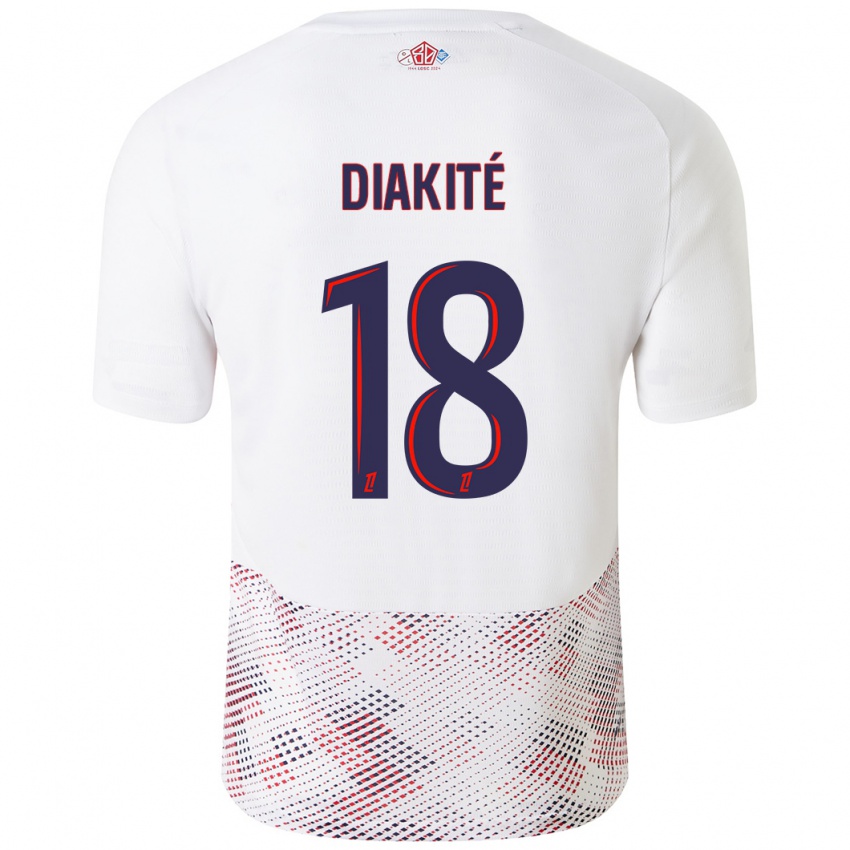 Mulher Camisola Bafode Diakite #18 Azul Real Branco Alternativa 2024/25 Camisa Brasil