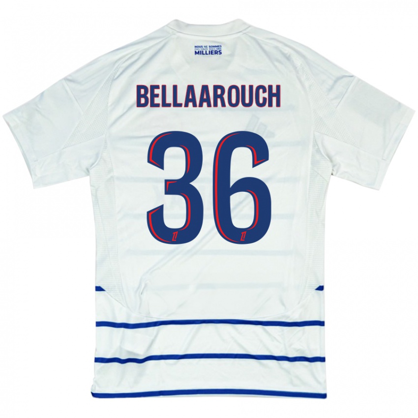 Mulher Camisola Alaa Bellaarouch #36 Azul Branco Alternativa 2024/25 Camisa Brasil