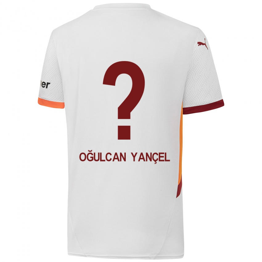 Mulher Camisola Necati Oğulcan Yançel #0 Branco Amarelo Vermelho Alternativa 2024/25 Camisa Brasil