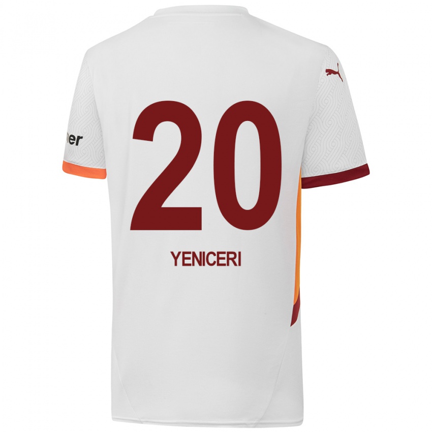 Mulher Camisola Berna Yeniçeri #20 Branco Amarelo Vermelho Alternativa 2024/25 Camisa Brasil