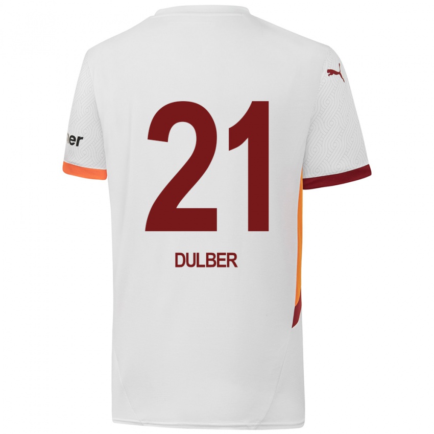 Mulher Camisola Didem Dülber #21 Branco Amarelo Vermelho Alternativa 2024/25 Camisa Brasil