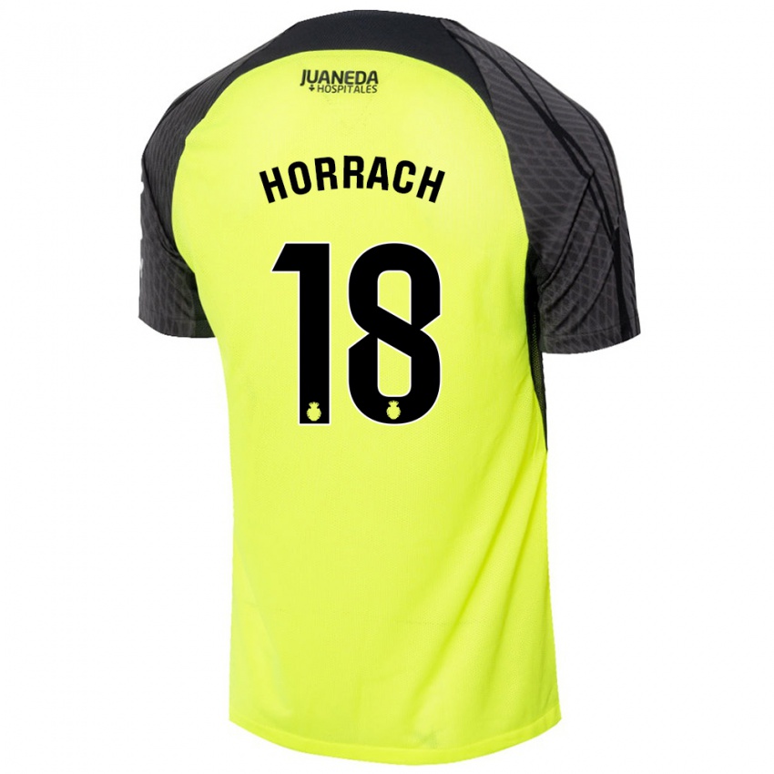 Mulher Camisola Barto Horrach #18 Verde Fluorescente Preto Alternativa 2024/25 Camisa Brasil