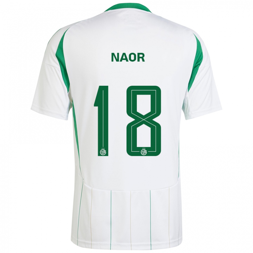 Mulher Camisola Goni Naor #18 Verde Branco Alternativa 2024/25 Camisa Brasil