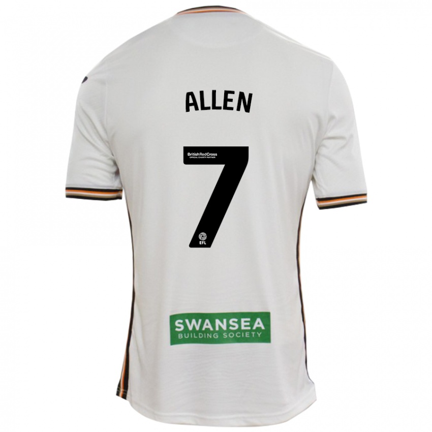 Criança Camisola Joe Allen #7 Branco Principal 2024/25 Camisa Brasil