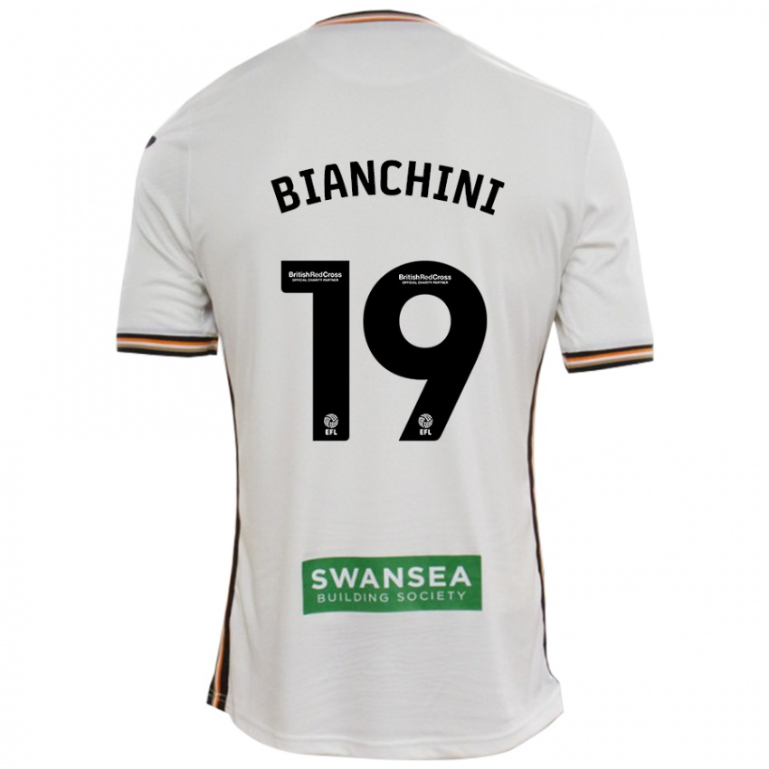 Criança Camisola Florian Bianchini #19 Branco Principal 2024/25 Camisa Brasil