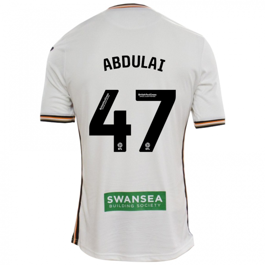 Criança Camisola Azeem Abdulai #47 Branco Principal 2024/25 Camisa Brasil