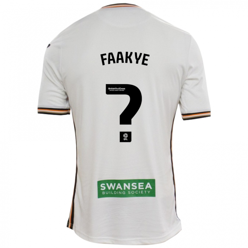 Criança Camisola Richard Faakye #0 Branco Principal 2024/25 Camisa Brasil