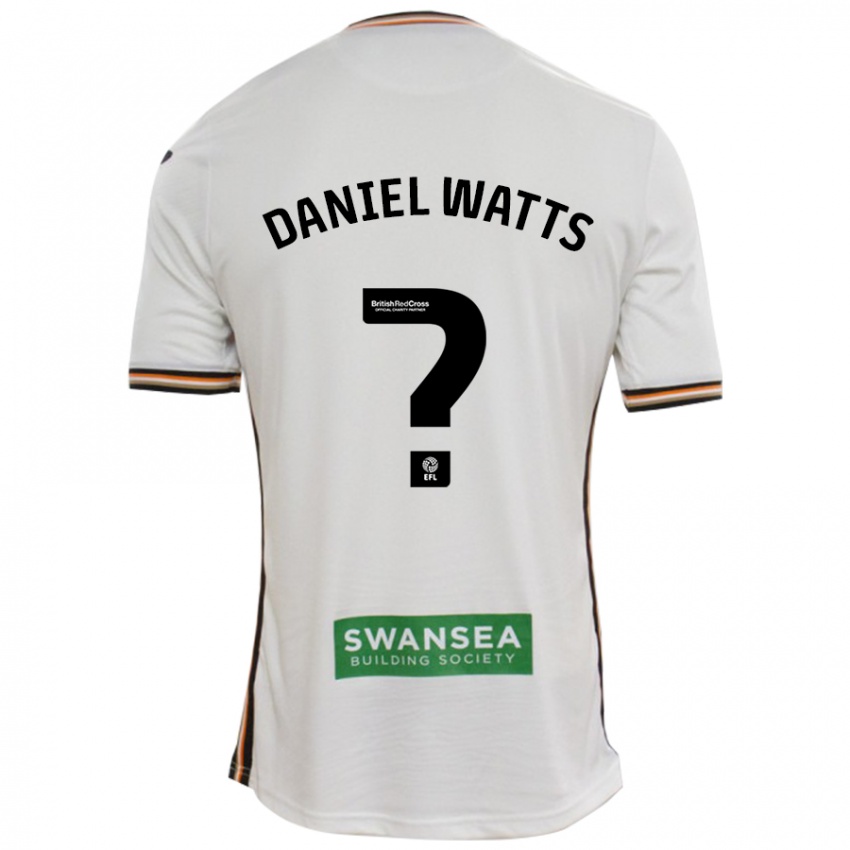 Criança Camisola Daniel Watts #0 Branco Principal 2024/25 Camisa Brasil