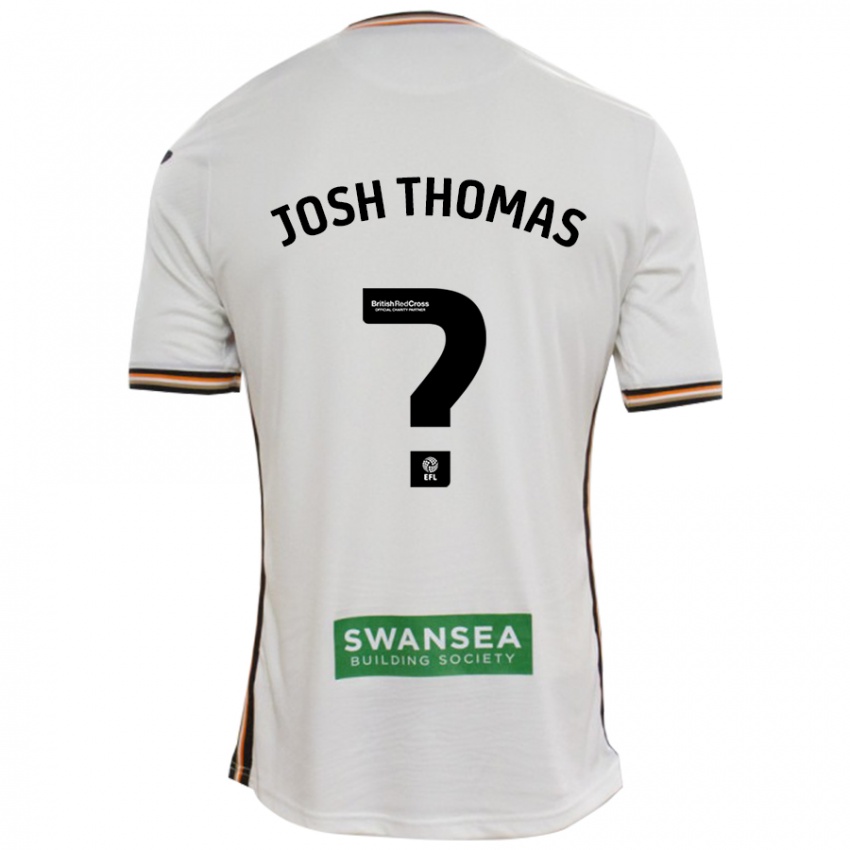 Criança Camisola Josh Thomas #0 Branco Principal 2024/25 Camisa Brasil