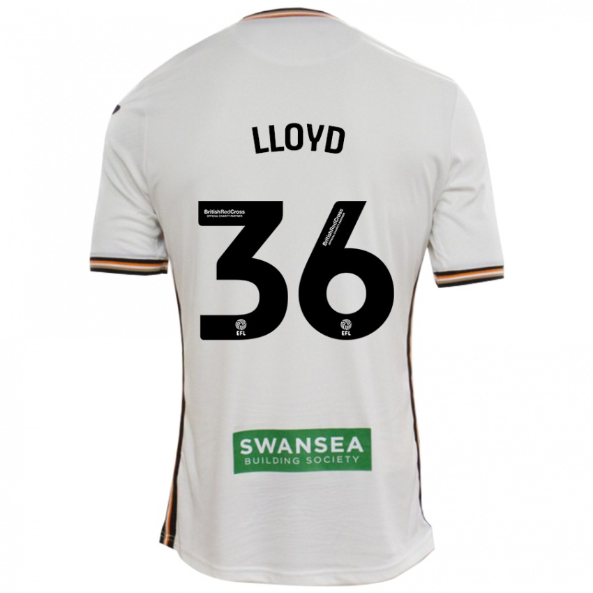 Criança Camisola Ben Lloyd #36 Branco Principal 2024/25 Camisa Brasil