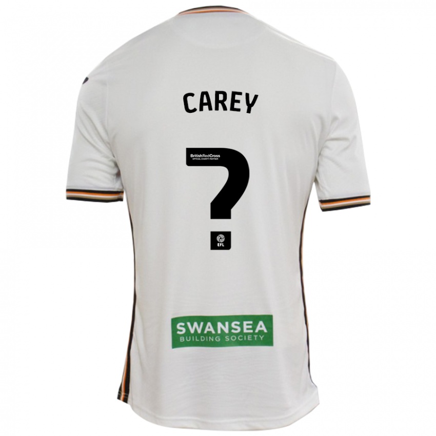 Criança Camisola Joshua Carey #0 Branco Principal 2024/25 Camisa Brasil