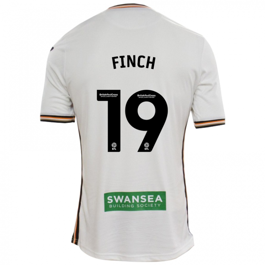 Criança Camisola Lucy Finch #19 Branco Principal 2024/25 Camisa Brasil