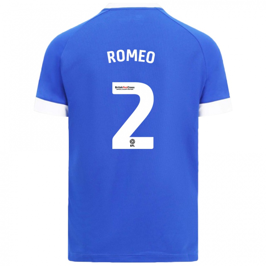 Criança Camisola Mahlon Romeo #2 Céu Azul Principal 2024/25 Camisa Brasil